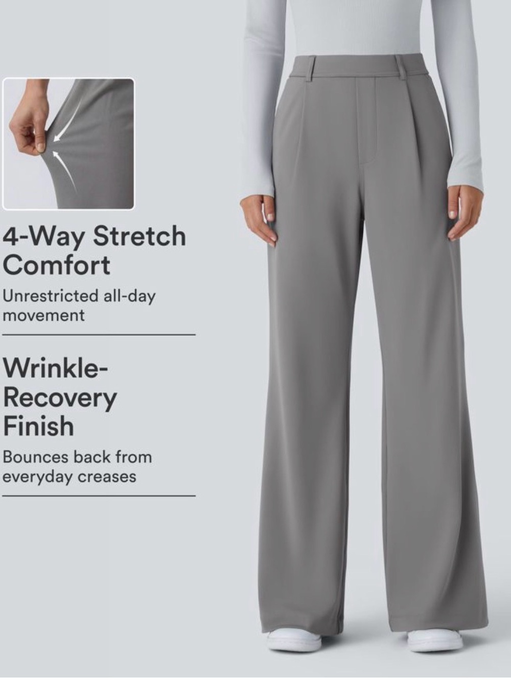 Halara Flex™ DayStretch High Waisted Pocket Work Flare Pants